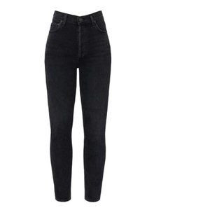 Agolde Virtue Nico High Rise Jeans - Black - Size 27
